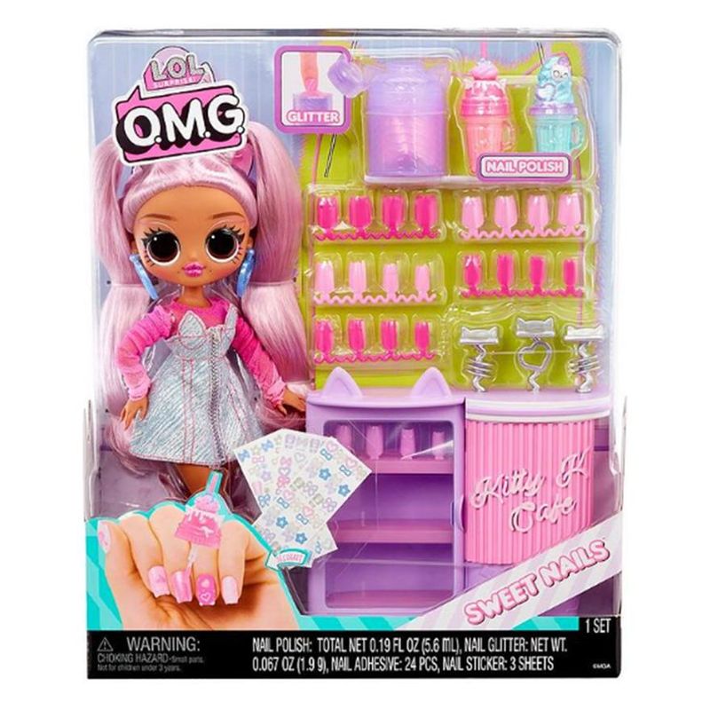 Conjunto-De-Boneca-E-Acessorios---LOL-Surprise-OMG---Unhas-Doces---Kitty-K-Cafe---MCassab-Toys-1