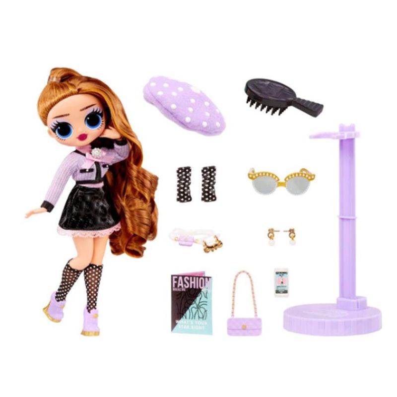 Conjunto-De-Boneca-Articulada-E-Acessorios---LOL-Surprise-OMG---Pose---MCassab-Toys-0