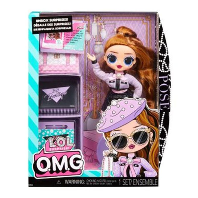 Conjunto-De-Boneca-Articulada-E-Acessorios---LOL-Surprise-OMG---Pose---MCassab-Toys-1