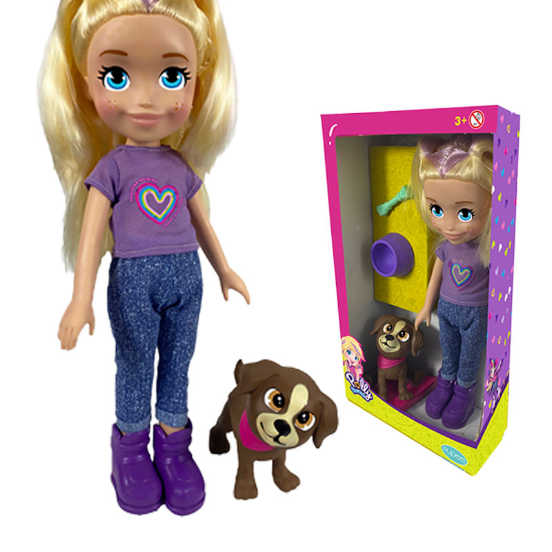 Conjunto-De-Boneca-e-Figura---Polly-Pocket---Cuidando-Do-Seu-Pet---Pupee-2