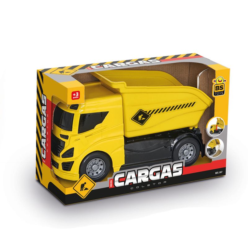 Carrinho---Caminhao-Cargas-Cacamba---Amarelo---Bs-Toys-1