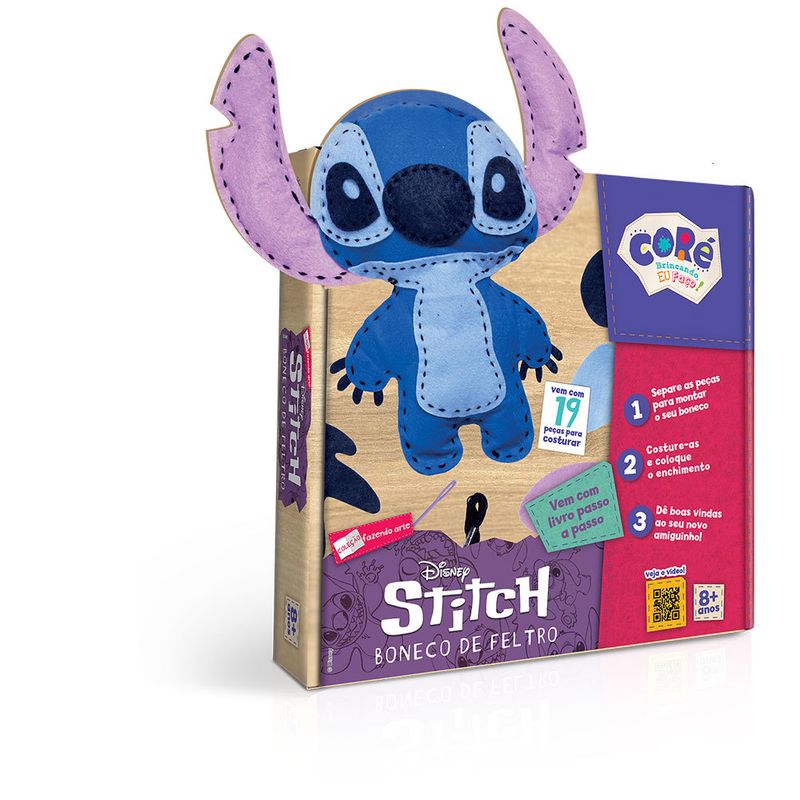 Kit-De-Atividades---Livro---Fazendo-Arte---Stitch---Boneco-De-Feltro---Toyster-0