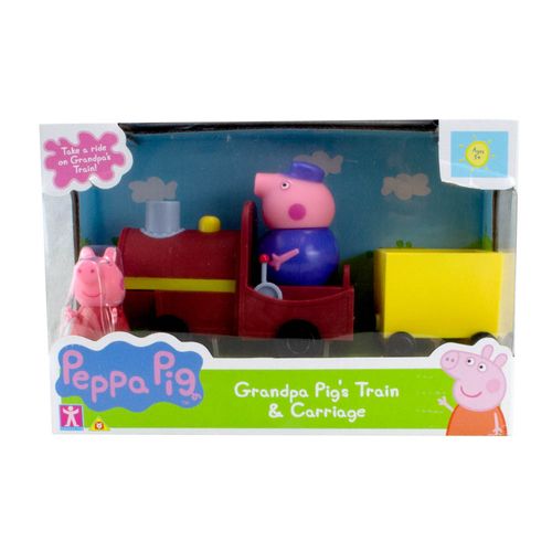 Veículo e Mini Figuras - Peppa Pig - Vovô Maquinista - Sunny
