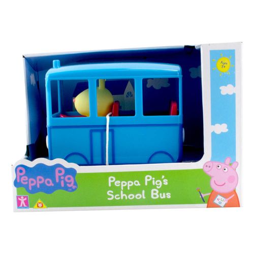 Veículo e Mini Figura - Peppa Pig - Ônibus Escolar - Sunny