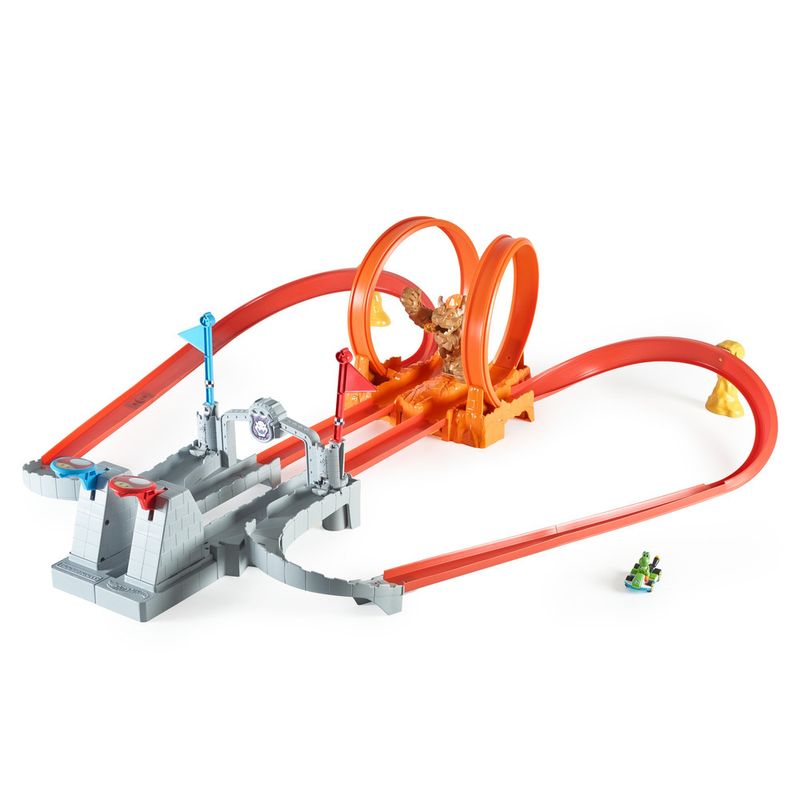 Pista-Hot-Wheels---Mario-Kart---Track-Castelo-do-Caos-de-Bow-Vermelho---GNM22---Mattel-0