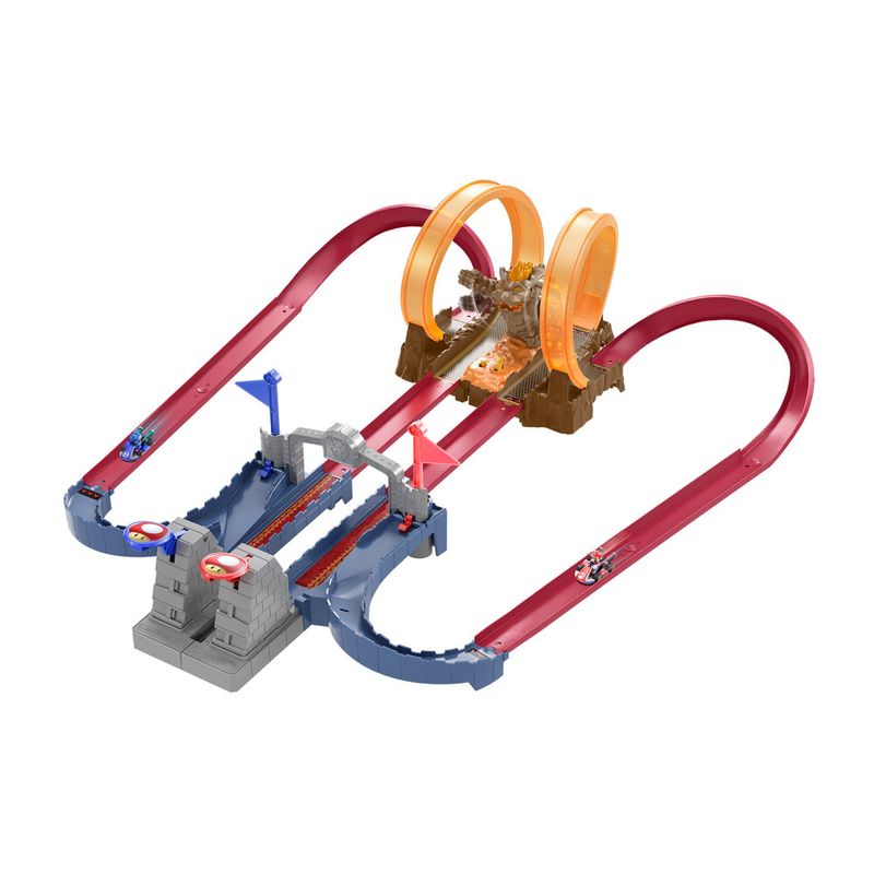 Pista-Hot-Wheels---Mario-Kart---Track-Castelo-do-Caos-de-Bow-Vermelho---GNM22---Mattel-1