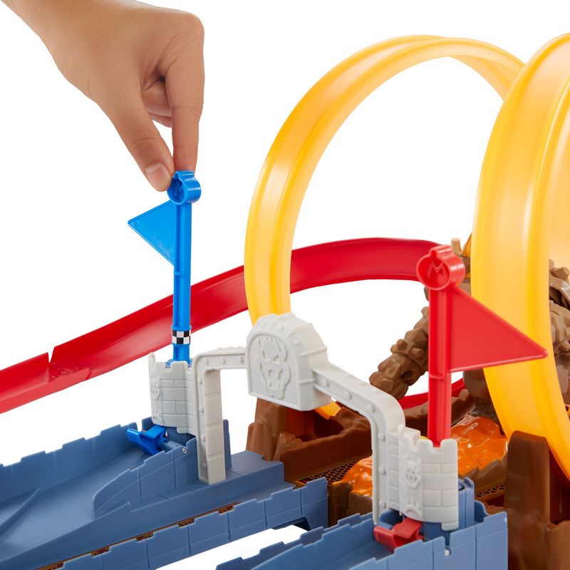 Pista-Hot-Wheels---Mario-Kart---Track-Castelo-do-Caos-de-Bow-Vermelho---GNM22---Mattel-2