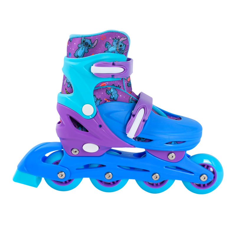 Conjunto-Patins-E-Protecao---Disney----Stitch----Tamanho-32-a-35----Inline-E-Triline---Bbr-Toys-0