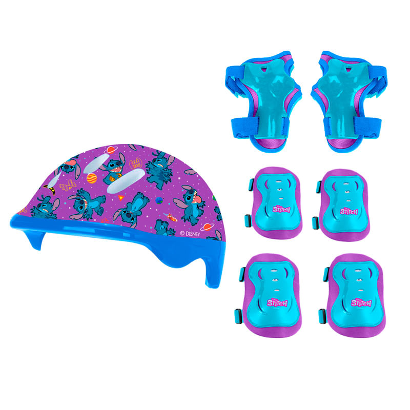 Conjunto-Patins-E-Protecao---Disney----Stitch----Tamanho-32-a-35----Inline-E-Triline---Bbr-Toys-2