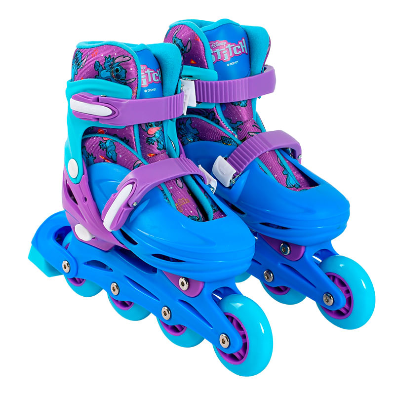 Conjunto-Patins-E-Protecao---Disney----Stitch----Tamanho-32-a-35----Inline-E-Triline---Bbr-Toys-3