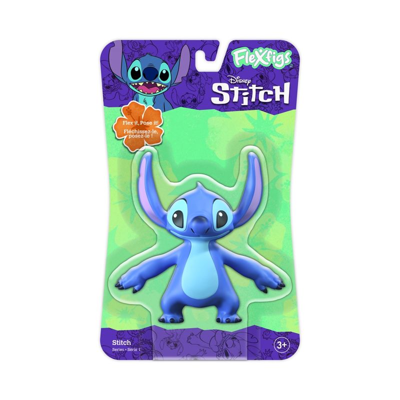 Figura-Articulada----Disney---Flexfigs---Stitch---Estrela-0