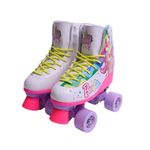 Patins---Barbie---04-Rodas---Tamanho-33-34---Branco---Fun--0