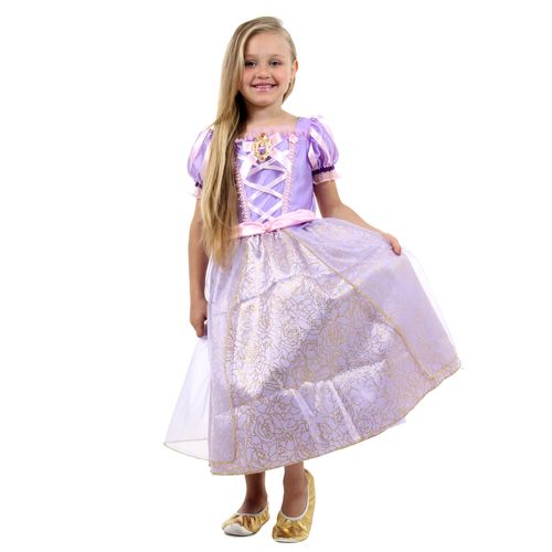 Fantasia Rapunzel Infantil - Disney Princesas