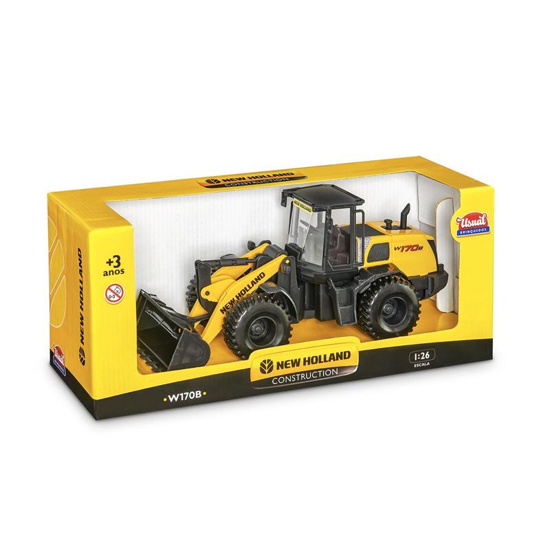 Carrinho---Trator---Pa-Carregadeira---New-Holland---Usual-Brinquedos-1