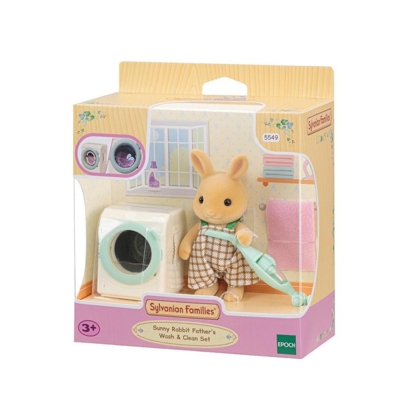 Sylvanian-Families---Conjunto-Lavagem-e-Limpeza---Papai-Coelho-Raio-de-Sol---Epoch-0