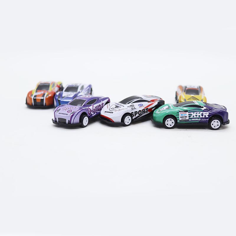 Carinho-com-Friccao---Caminhao-Cegonha-Com-6-Carrinhos-de-Metal---Shiny-Toys-4