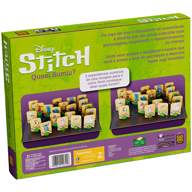 Jogo-de-Tabuleiro---Disney---Stitch---Quem-Sumiu----2-a-4-Participantes---Grow-2