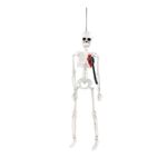 Figura-Decorativa---Esqueleto-Com-Machado-No-Coracao----Cromus-0