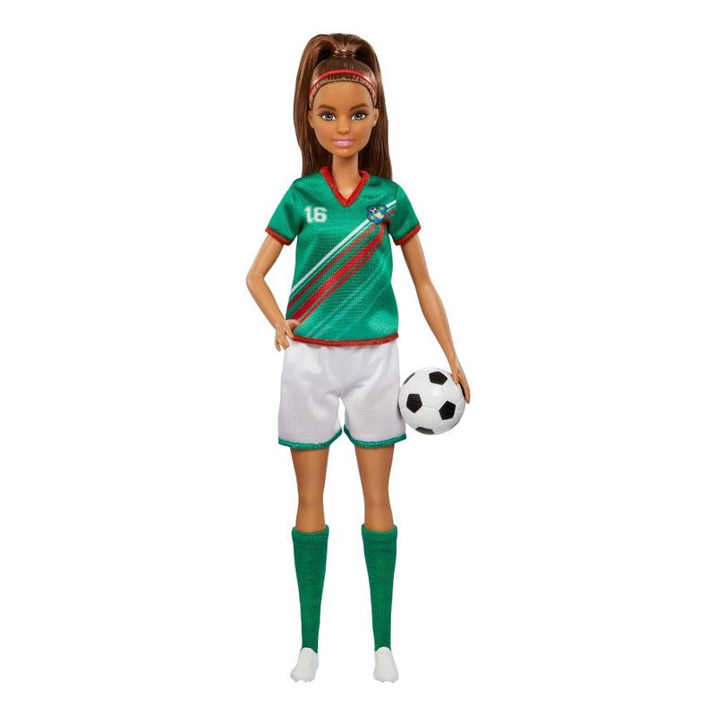 Boneca---Barbie-Profissoes---Jogadora-de-Futebol---Camisa-Verde---Mattel--2