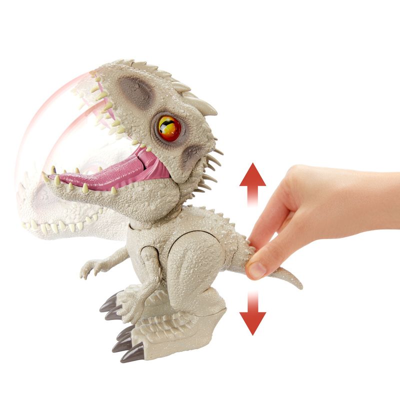Figura-Articulada-22Cm---Jurassic-World---Bebe-Indominus-Rex---Cinza---Mattel-3