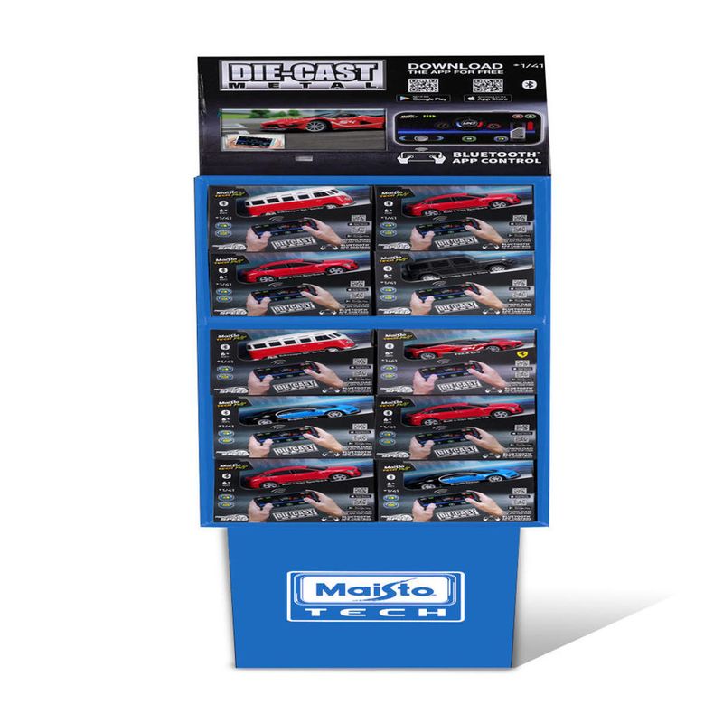 Carrinho-De-Controle-Remoto---Mini-Metal---Rc-Floor-Display---Maisto-1