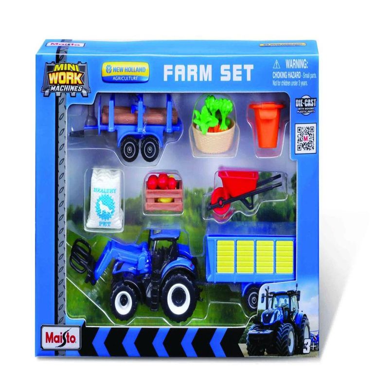 Playset---Mini-Maquinas-De-Trabalho----Agricolas---Sortido---Maisto-2