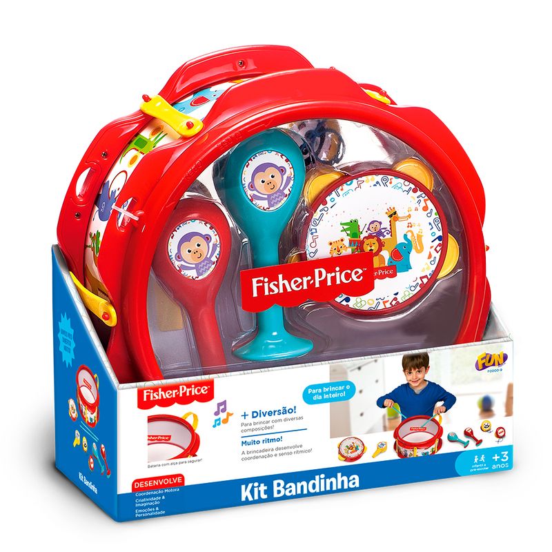 Kit-Bandinha---Fisher-Price---Vermelho---Fun-0