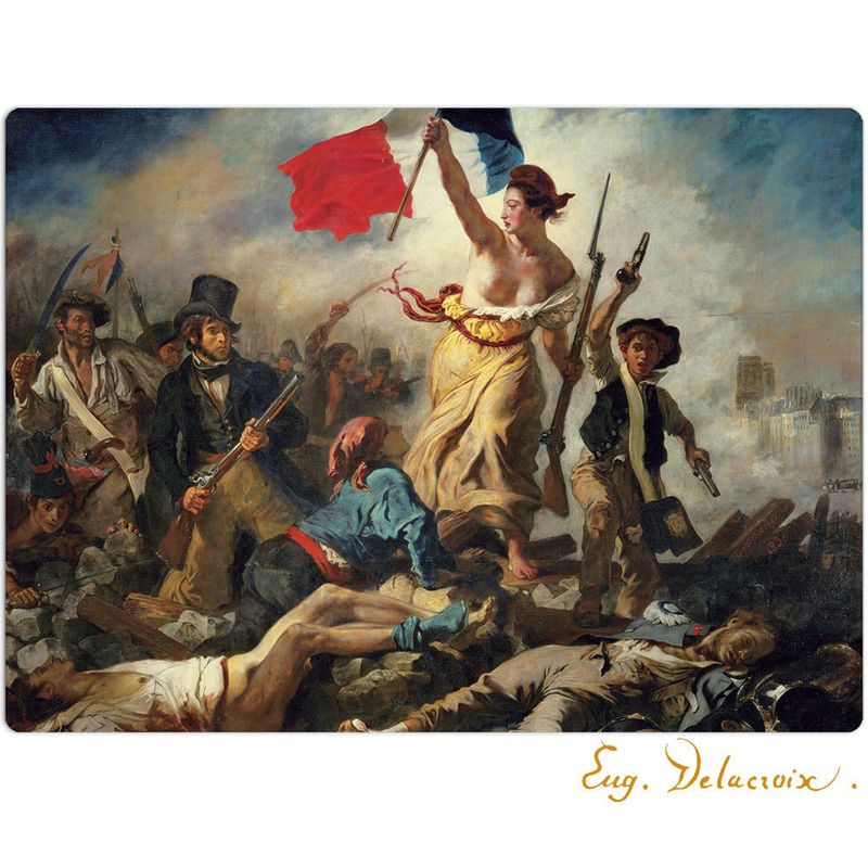 Quebra-Cabeca---Obras-De-Arte---Eugene-Delacroix---A-Liberdade-Guiando-O-Povo---500-Pecas---Toyster-2