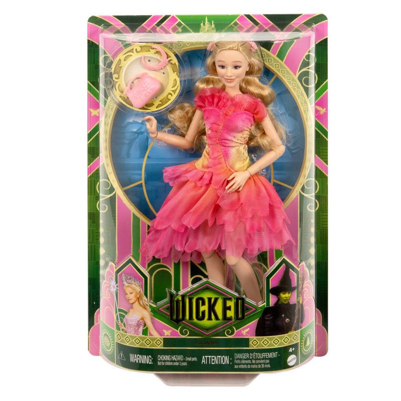 Conjunto-Boneca-Articulada-e-Acessorios---Wicked---Glinda---Mattel-1