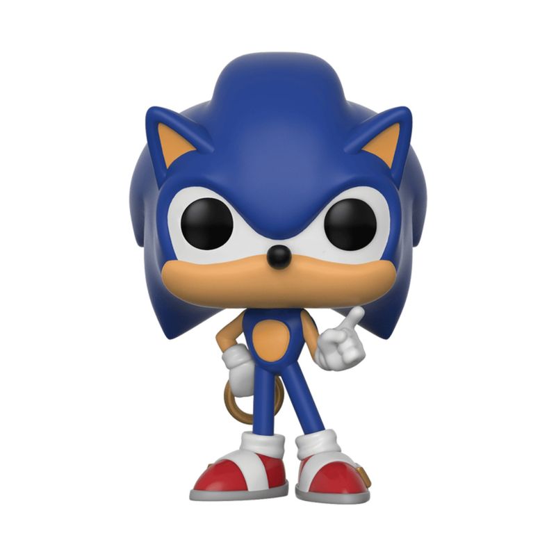 Figura-de-Vinil---Funko---POP-Games---Sonic-O-Ourico---Sonic-Com-Anel---Candide-0