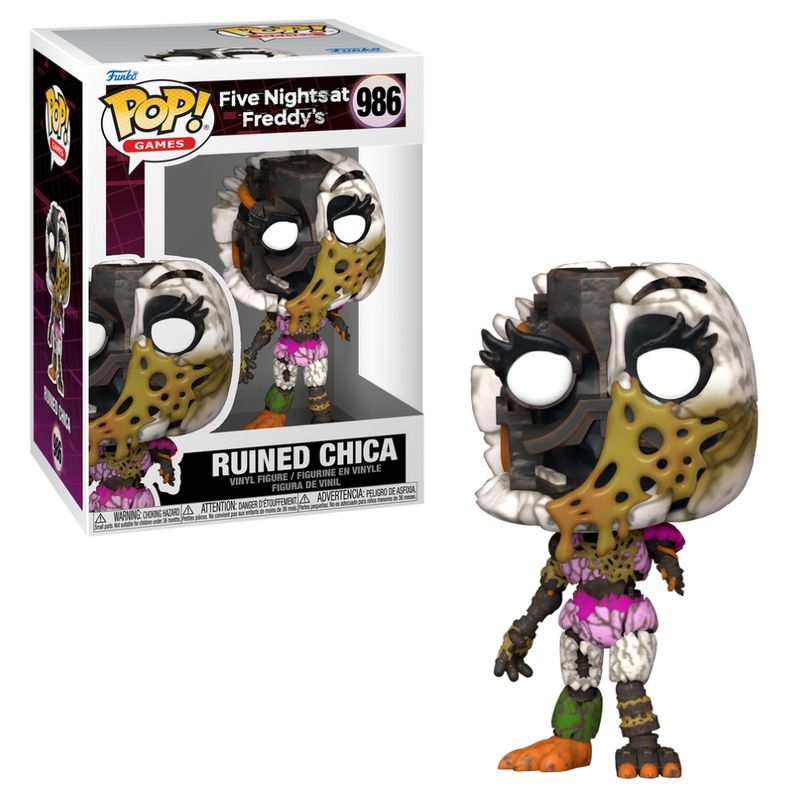 Figura-de-Vinil---POP-Games---Five-Nights-At-Freddy-s---Ruined-Chica---Candide-2