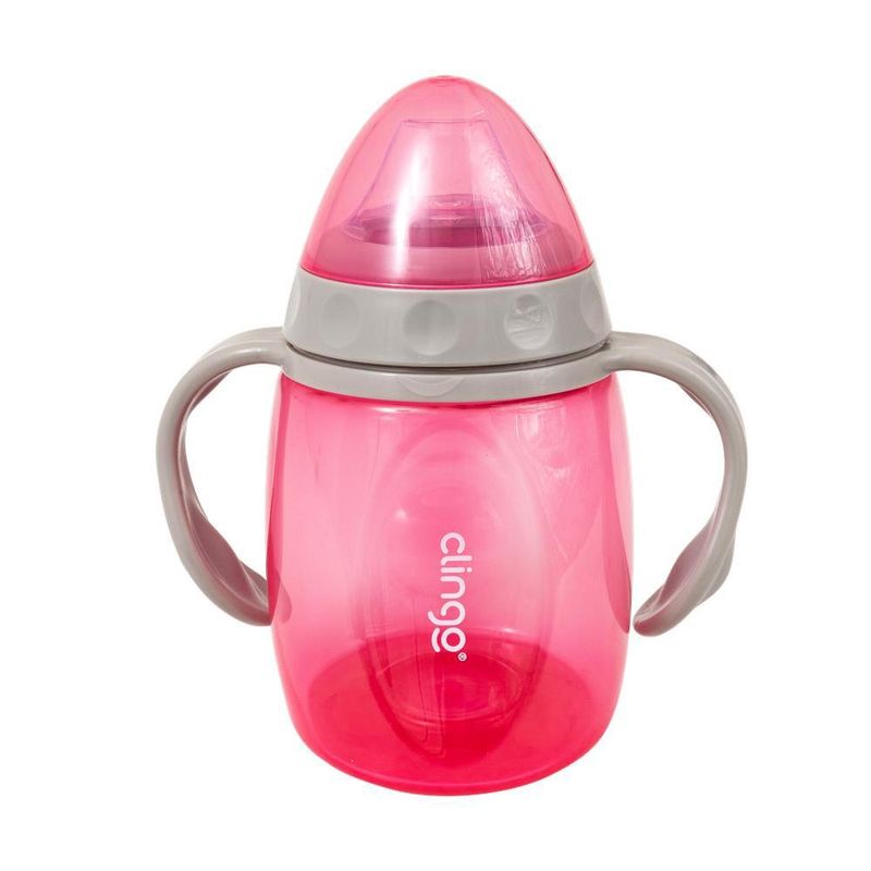 Copo-com-Alcas-e-Bicos-em-Silicone---Clingo---Colors----Rosa---220ml-0