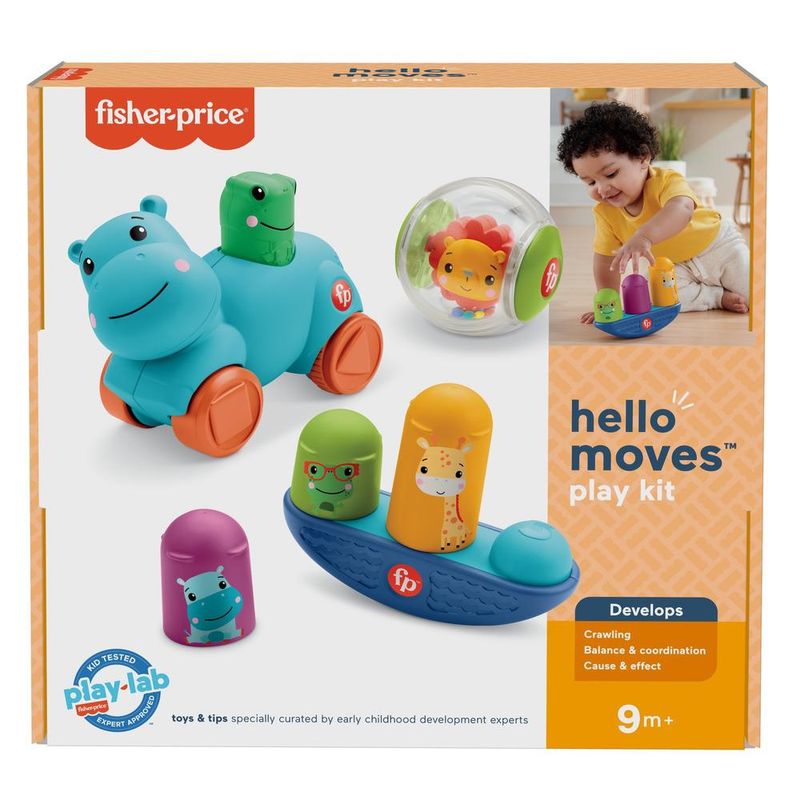 Kit-Hello-Moves---Fisher-Price---Infant---Animais---Colorido-0
