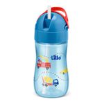 Copo-com-Canudo---Lillo---Evolution---Polipropileno---Azul---300ml-1