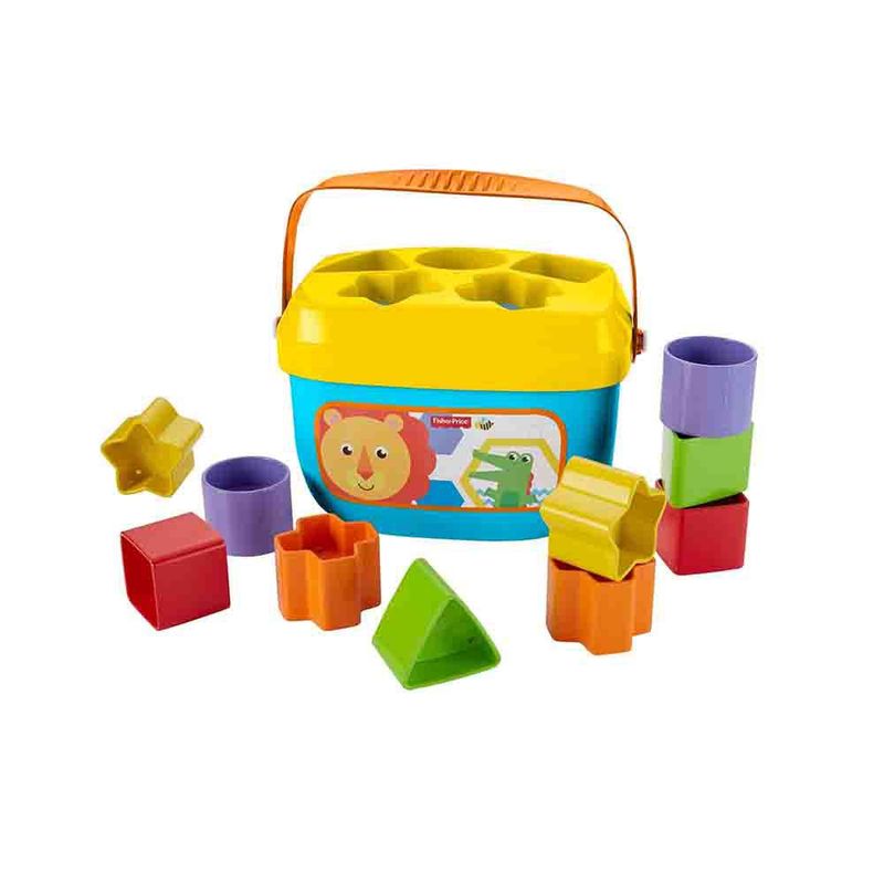 Balde-Primeiros-Blocos---Fisher-Price---20cm---10-Blocos-0