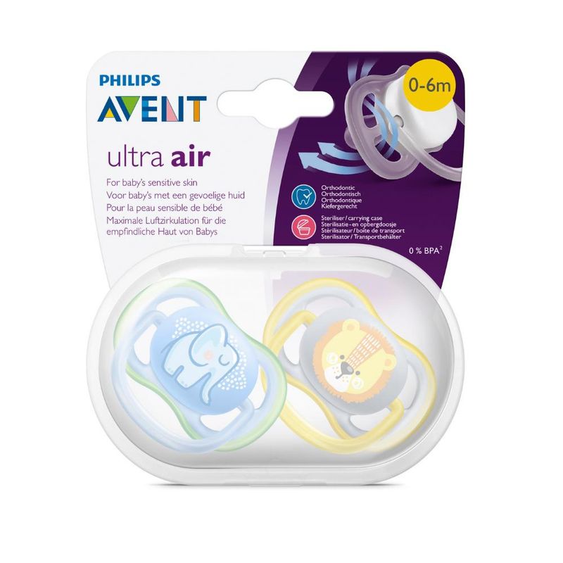 Chupeta---Philips-Avent---Elefante---Leao---Ultra-Air---Silicone-1