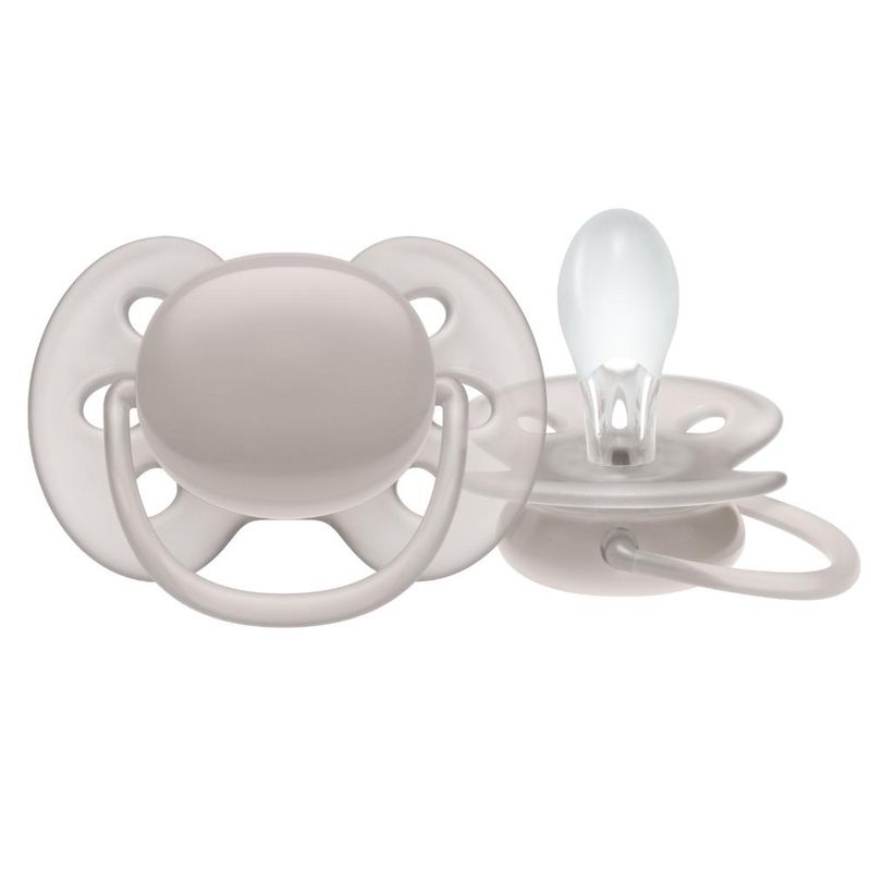 Chupeta---Avent---Philips---Ultra-Soft---Individual---6-18m---Cinza-1