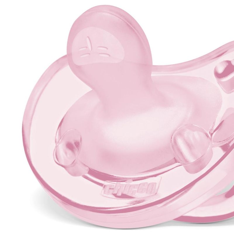 Chupeta---Chicco---Soft---Physio-Forma---Silicone---Rosa---Tamanho-2-1