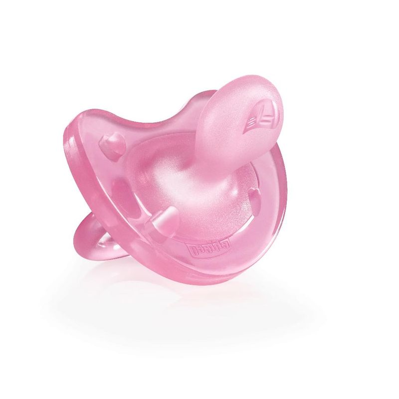 Chupeta---Chicco---Soft---Physio-Forma---Silicone---Rosa---Tamanho-1-1