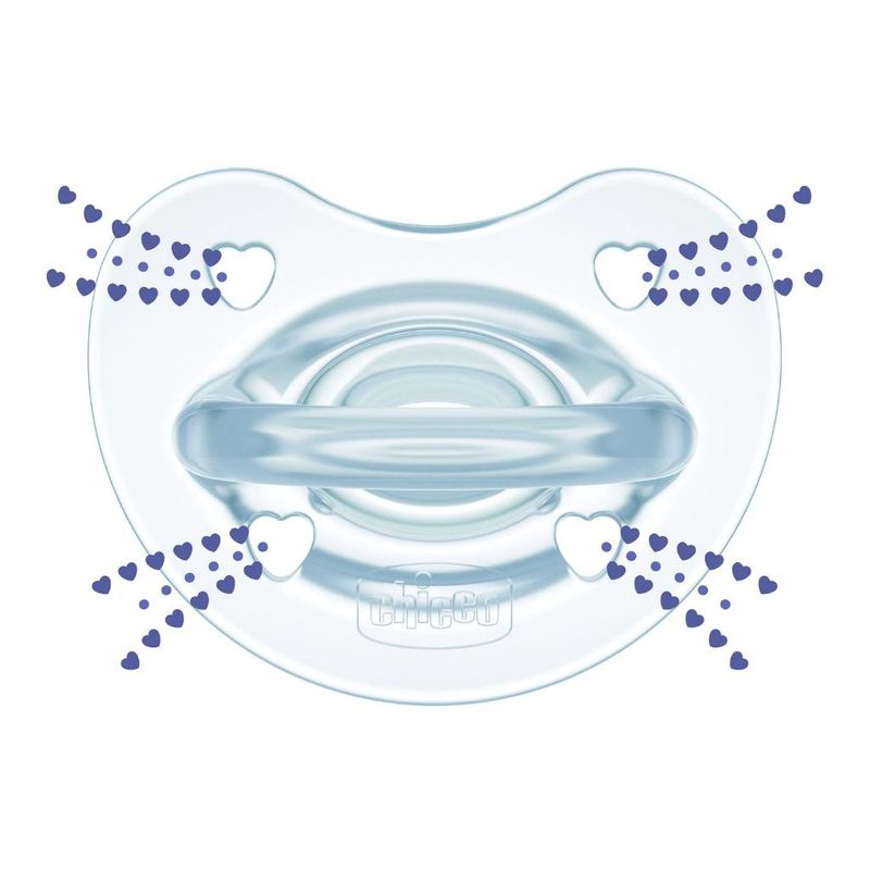 Chupeta---Chicco---Soft---Physio-Forma---Silicone---Branco---Tamanho-2-3