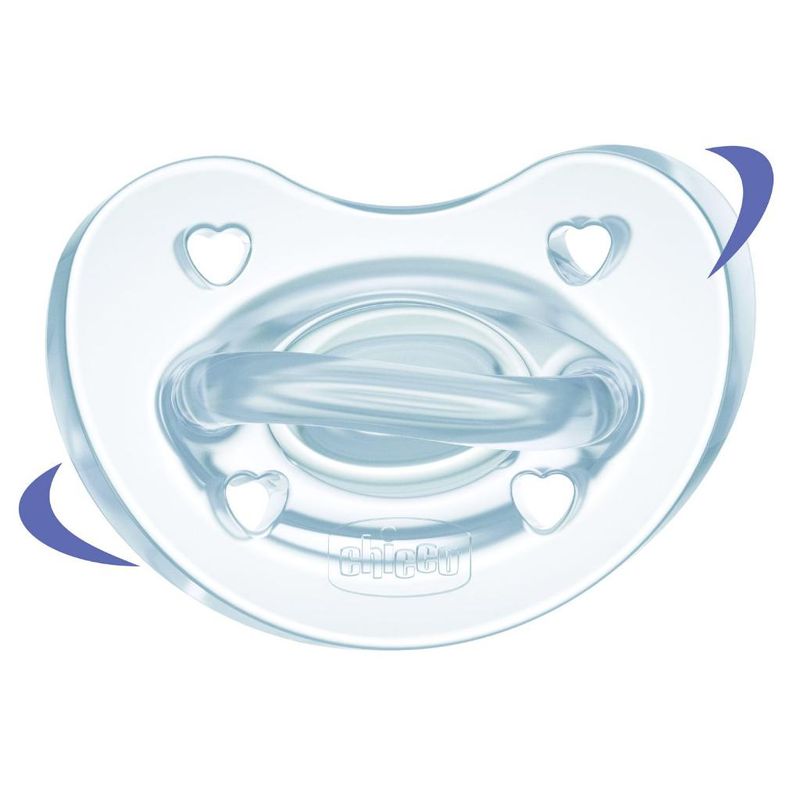 Chupeta---Chicco---Soft---Physio-Forma---Silicone---Branco---Tamanho-2-4
