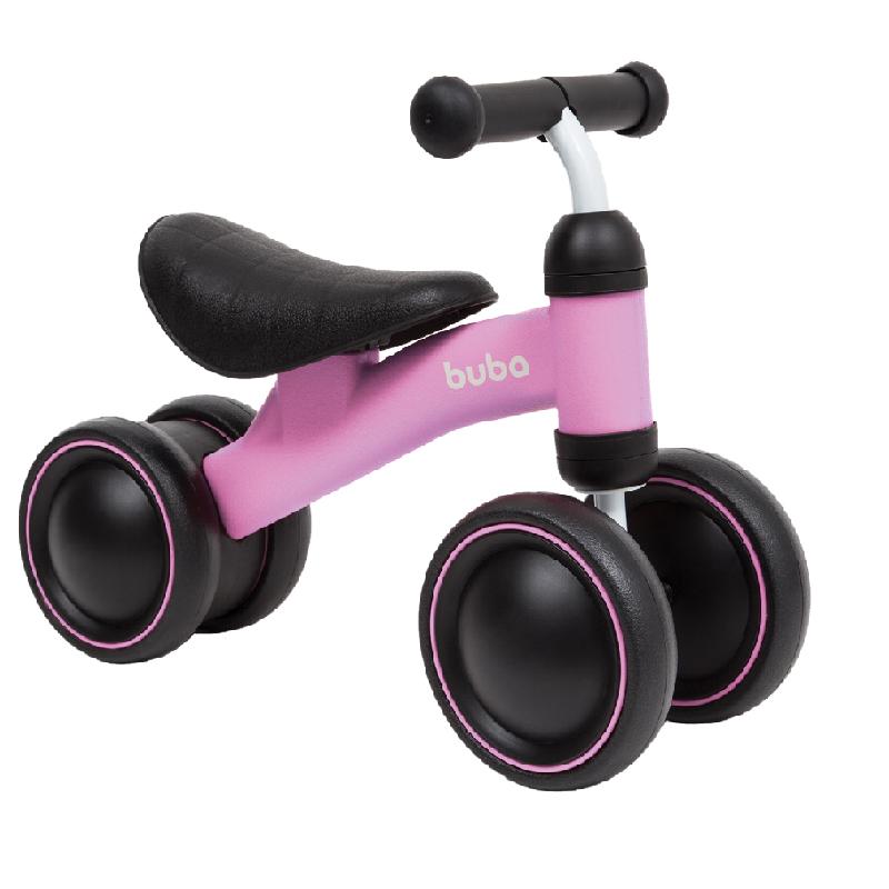 Bicicleta-de-Equilibrio-Quatro-Rodas---Rosa---Buba-0