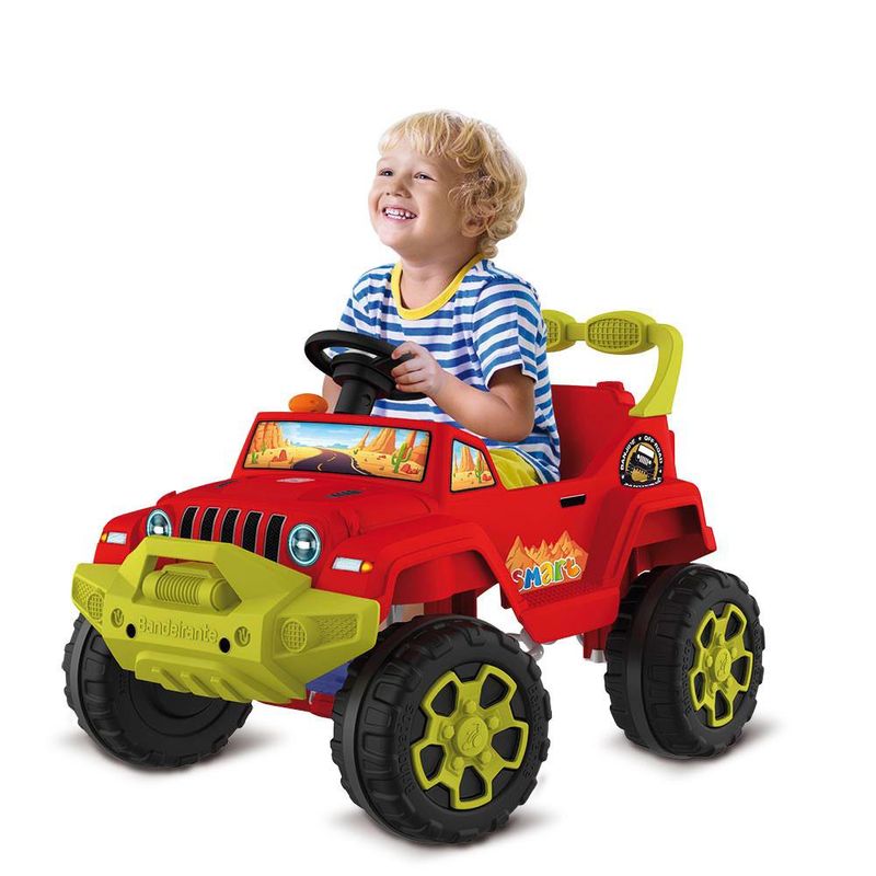 Mini-Veiculo-Infantil-com-Pedal---Smart-Banjipe---Bandeirante---Vermelho-1