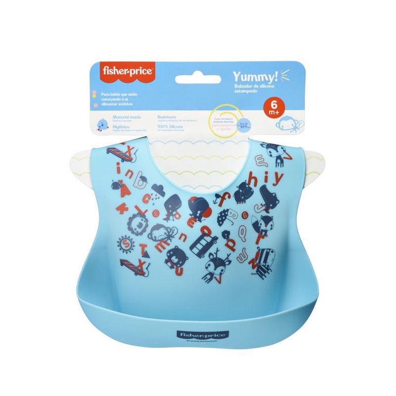 Babador---Fisher-Price---Yummy---Silicone---Azul-3