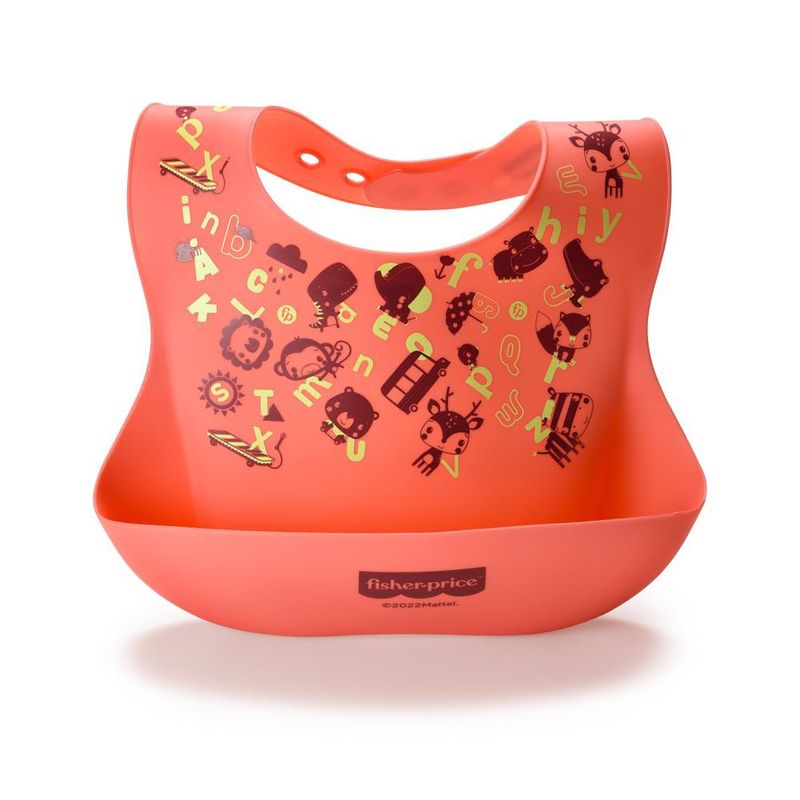 Babador---Fisher-Price---Yummy---Silicone---Rosa-1