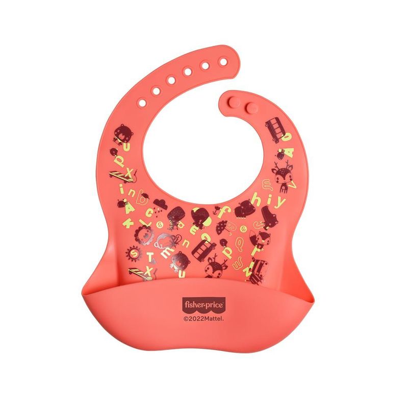 Babador---Fisher-Price---Yummy---Silicone---Rosa-3