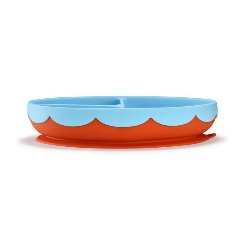 Prato-com-Divisoria-e-Ventosa---Fisher--Price---Yummy---Silicone---Azul-1