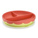 Prato-com-Divisoria-e-Ventosa---Fisher--Price---Yummy---Silicone---Rosa-1