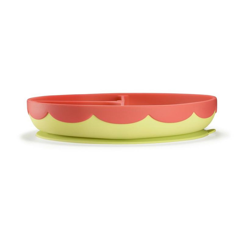 Prato-com-Divisoria-e-Ventosa---Fisher--Price---Yummy---Silicone---Rosa-2