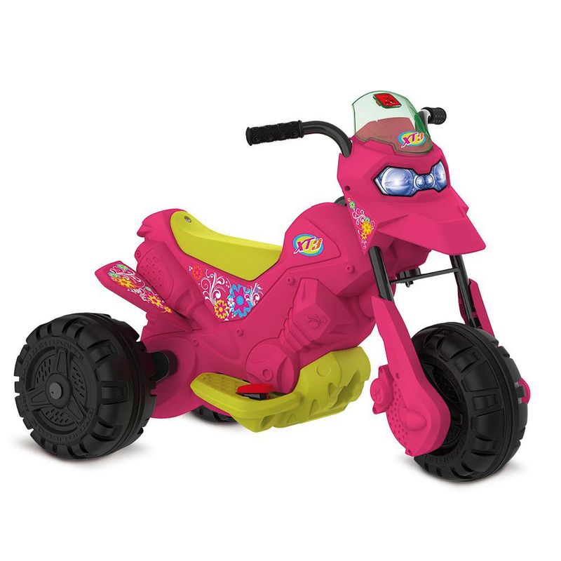 Mini-Veiculo-Eletrico---6V---Moto-XT3-Titanium---Bandeirante---Pink-0